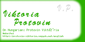 viktoria protovin business card